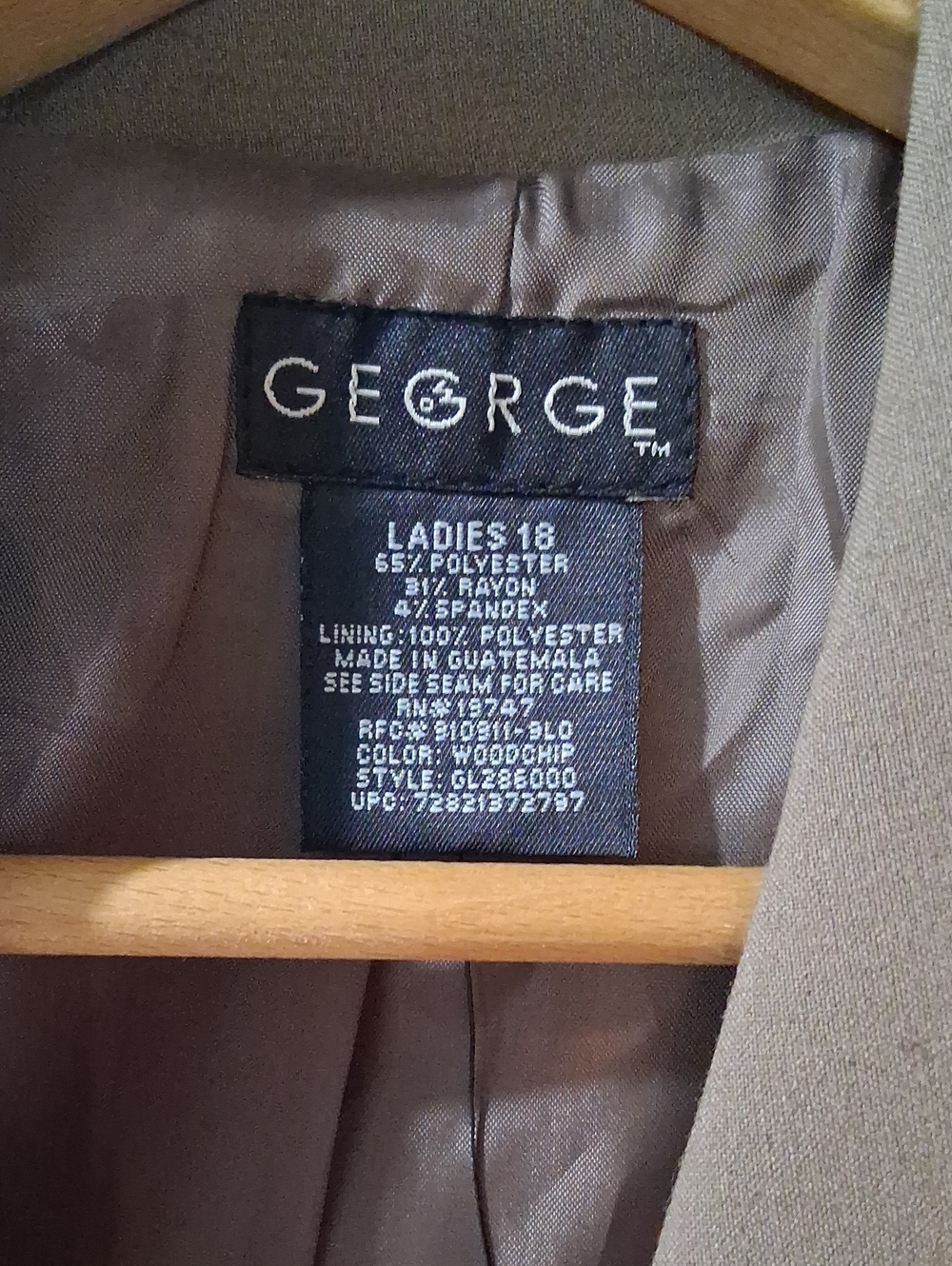 George Brown Cropped Button-Front Jacket - Picture 2 of 6